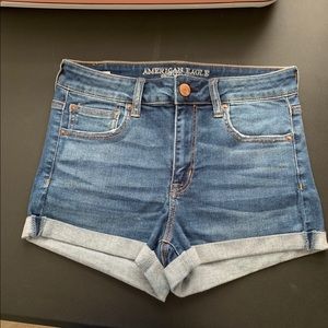 American Eagle Shortie Denim Shorts